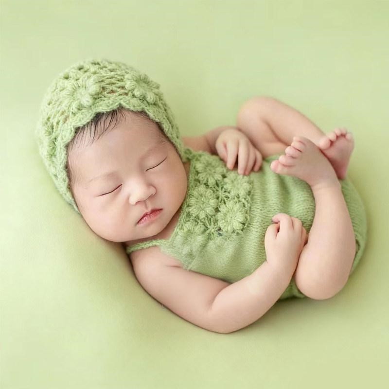 Baby Clothing Accessories - 2026 pasgeboren mohair romper fotografie rekwisieten,
