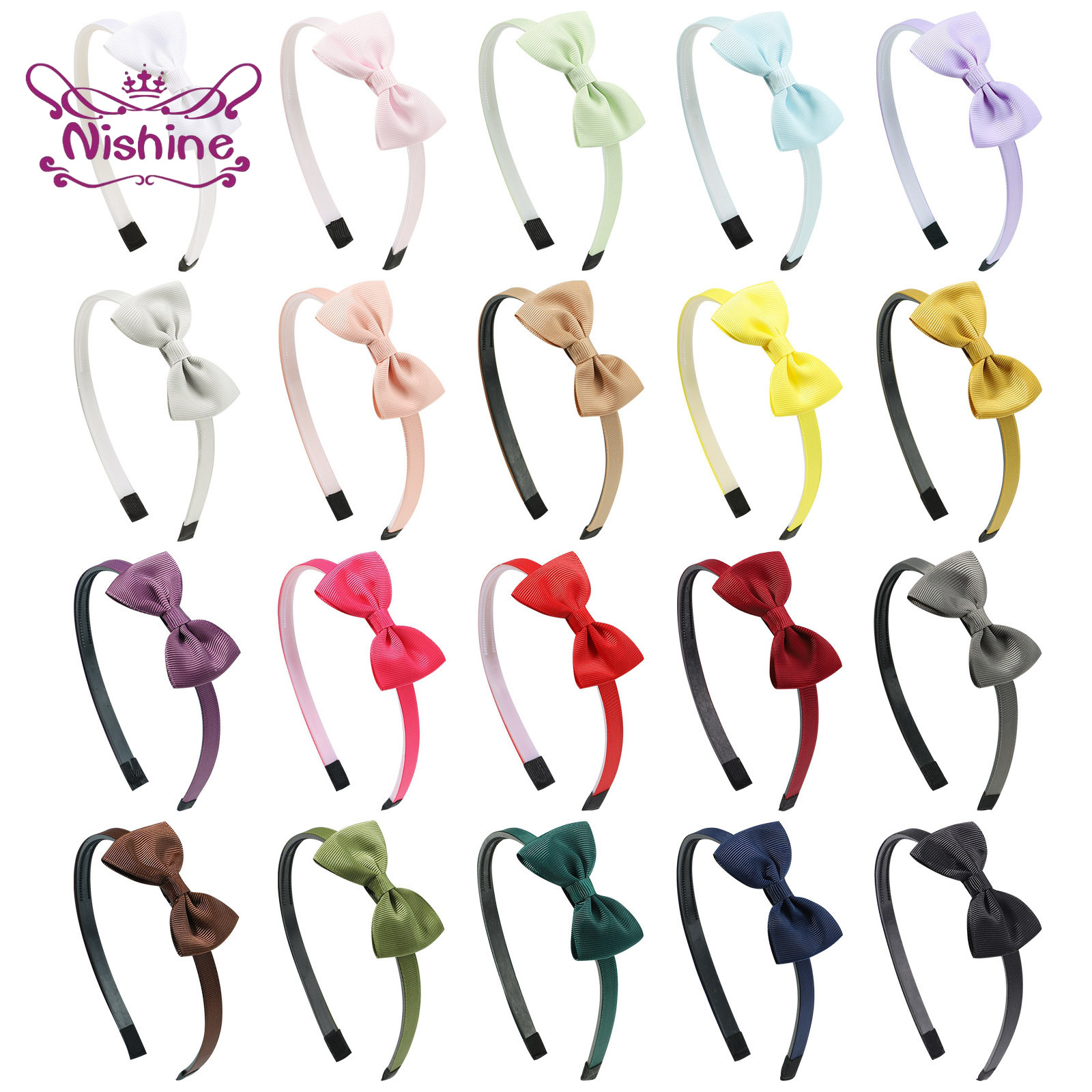 Baby Clothing Usa - 1 Stuks Lint Strik Knoop Hoofdband